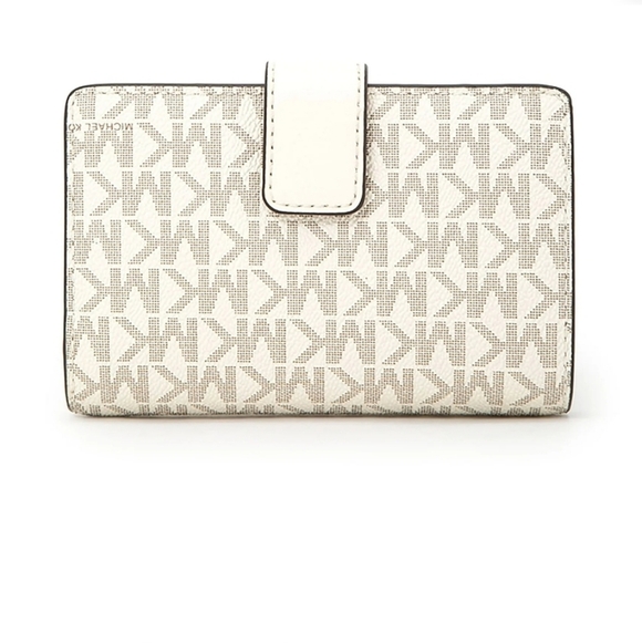 Michael Kors Medium Wallet: Light Cream Multi, 5.25×3.5×1.25, NWT - Picture 2 of 6